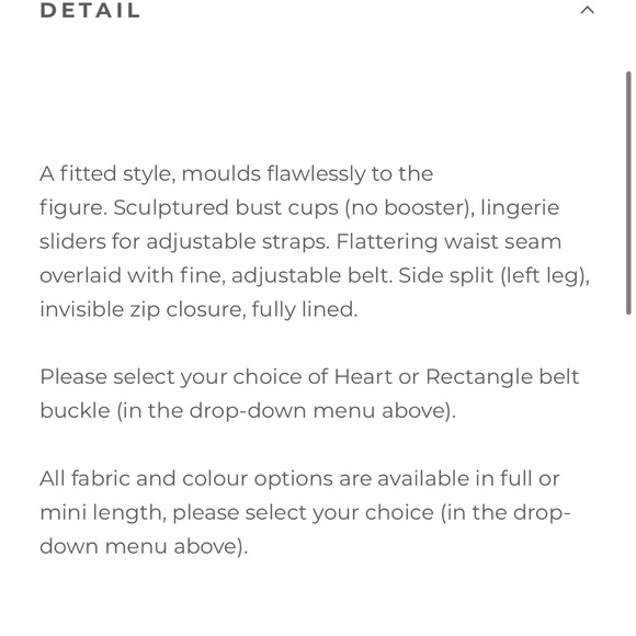 Gemeli Power size small gold gown - Picture 4 of 5